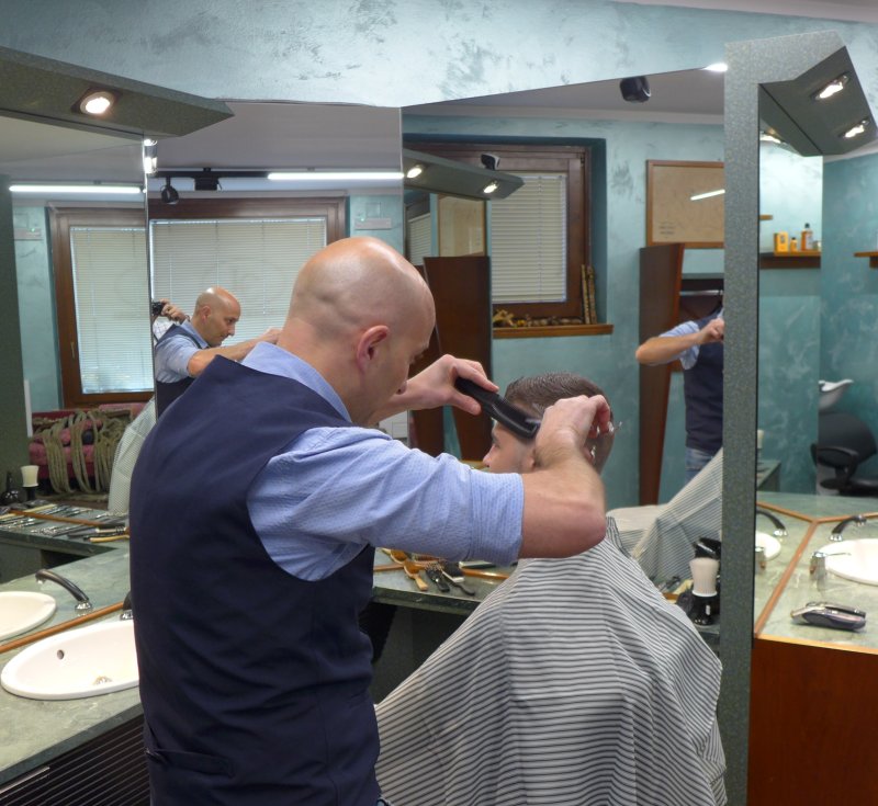 Luca Cereghini al lavoro
