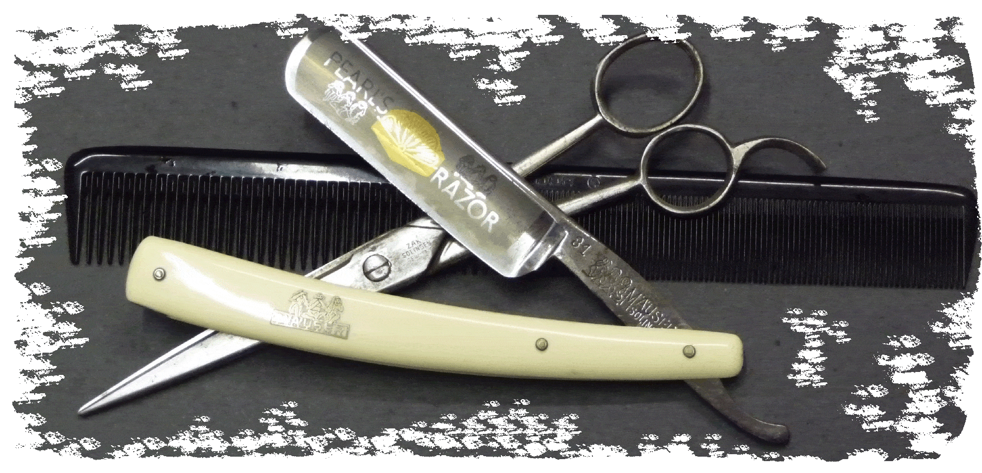Werkzeuge des Barbiers